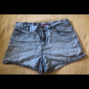 Light wash Mom-Shorts